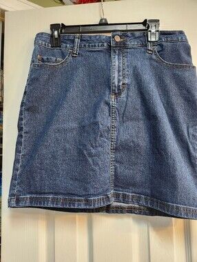 Classic Blue Denim Skort- Casual Women’s Skirt
